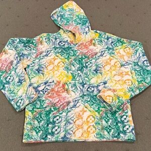 Abstract Louis Vuitton Monogram Hoodie in Plush Velvet